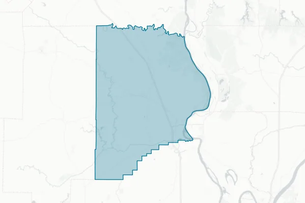 County of Cape Girardeau — detail map