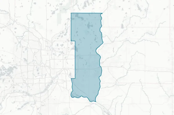 County of Washington — detail map