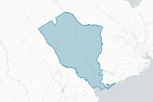 Colleton County — detail map