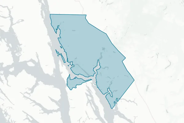 City and Borough of Juneau — detail map