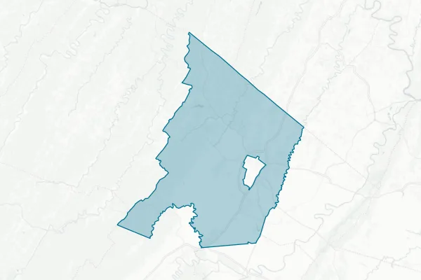 County of Frederick — detail map