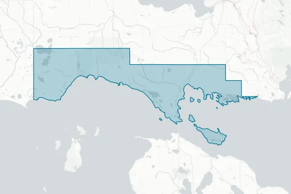 MacKinac, County Of — detail map