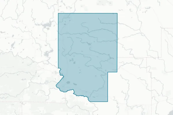 Dickinson County — detail map