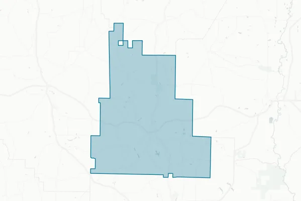 Schley County — detail map